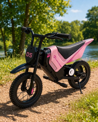 Pink electric bike - electric, kids
